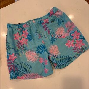 Maui and Sons Blue and Pink Swim Trunks